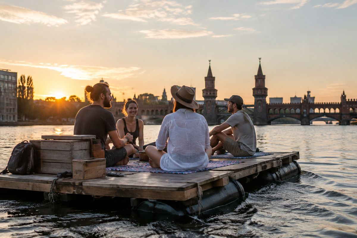 Das Hauptstadtfloß für spezielle Stunden