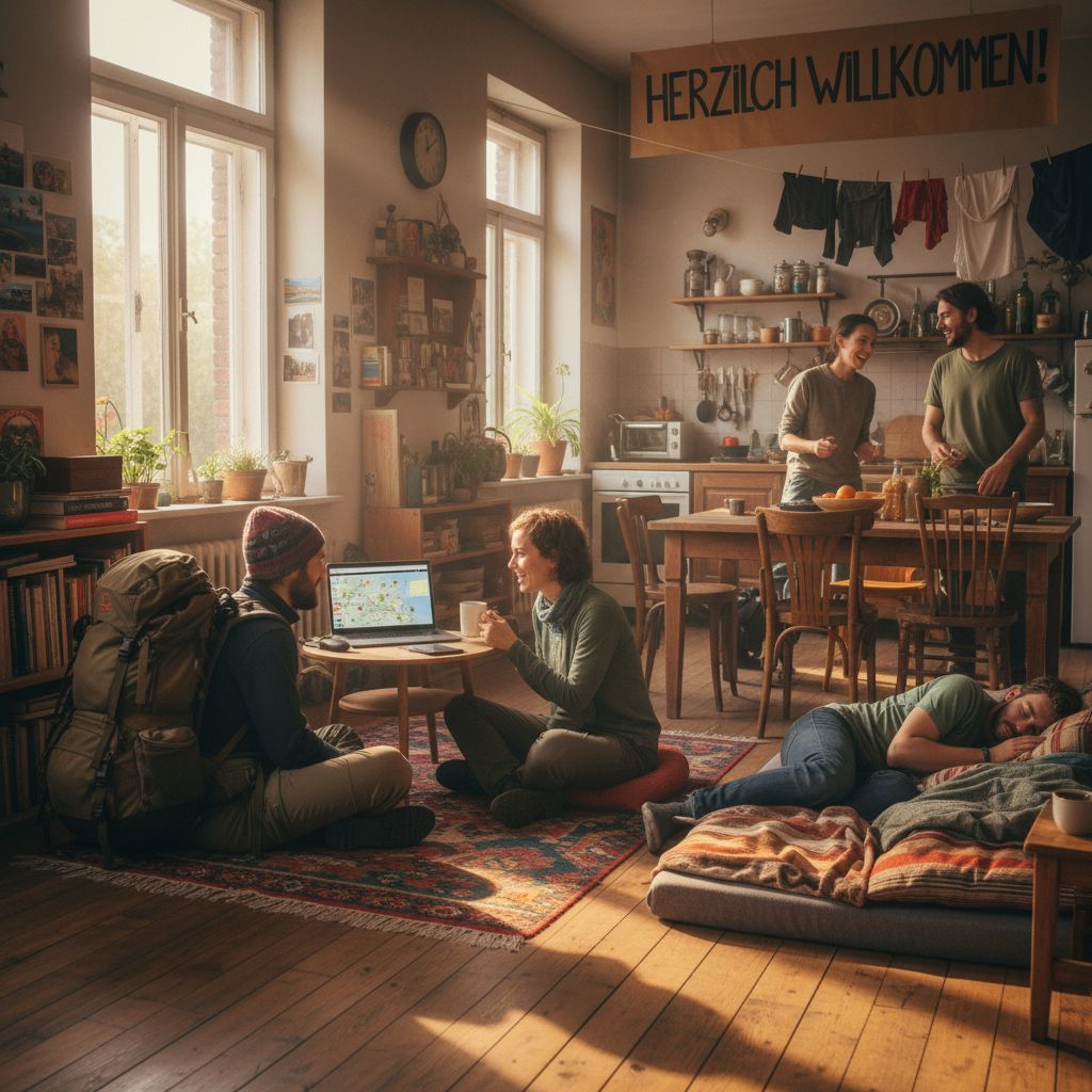 Günstig übernachten: Couchsurfing, AirBnB & Co.