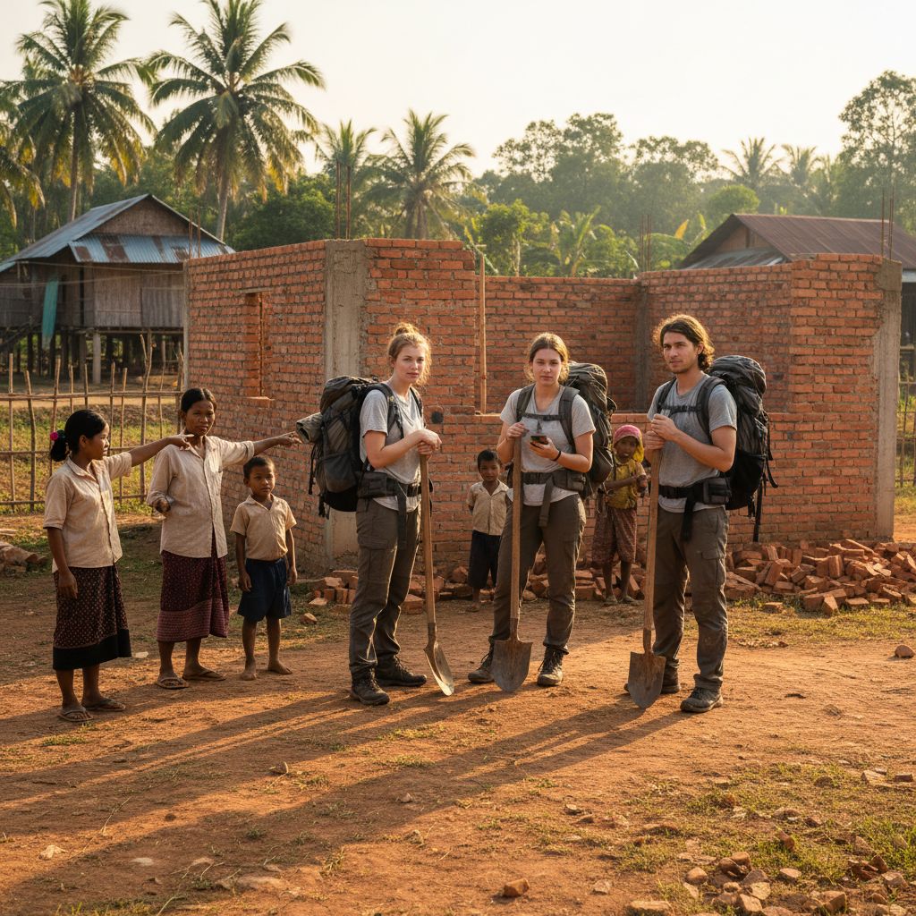 Voluntourismus: Backpacker und die Wohltätigkeitsfalle