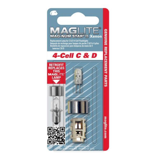 Maglite MagnumStarII Glühlampe Xenon für 4 C- & D-Cell Taschenlampe