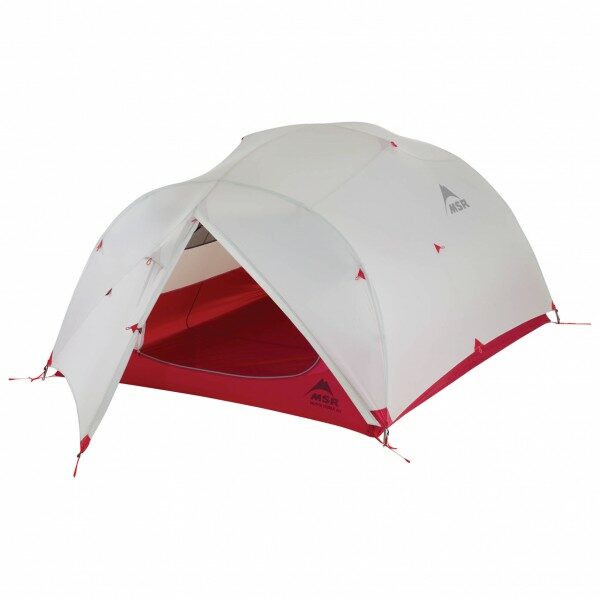MSR - Mutha Hubba NX Tent - 3-Personen Zelt grau/rot