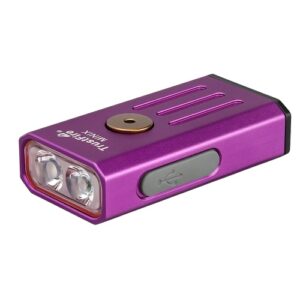 Mini-Taschenlampe mit UV / Rotlicht IP66 wiederaufladbare Handlampe für Backpacking Camping auf der Suche nach Notfällen